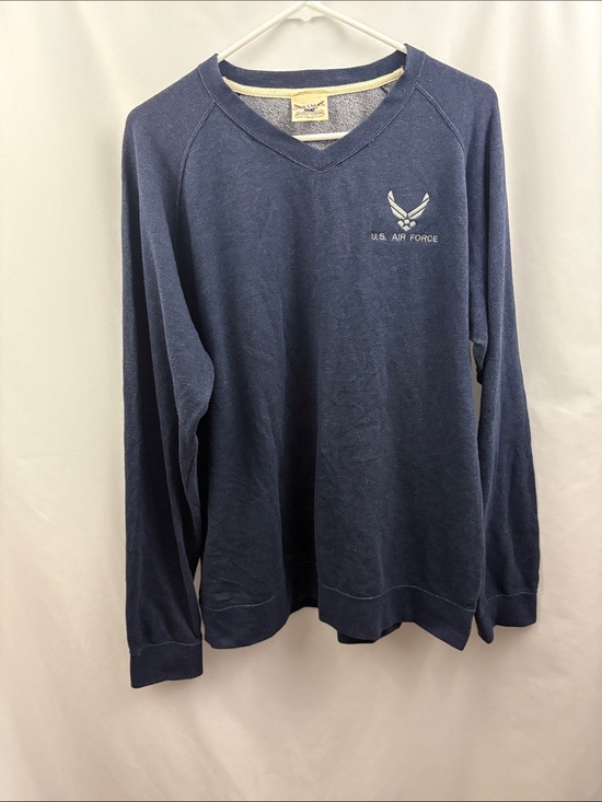 Other - US Air Force Mens V Neck Sweater Size XL Military Navy Blue